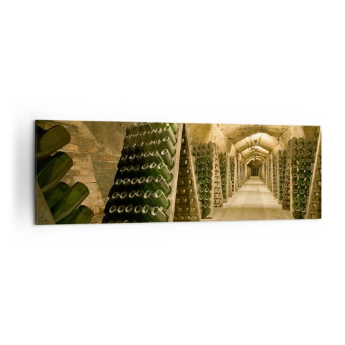 Canvastavla - Bild på duk - Smakens uppståndelse - 160x50 cm