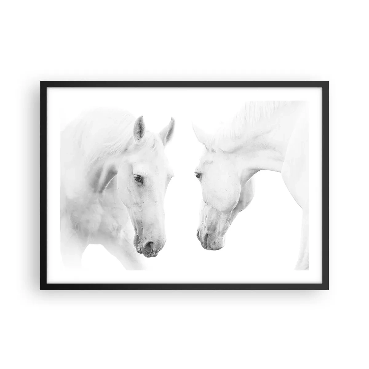 Affisch i svart ram - Är det vänskap…? - 70x50 cm