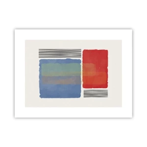 Affisch - Geometrins anda  - 40x30 cm