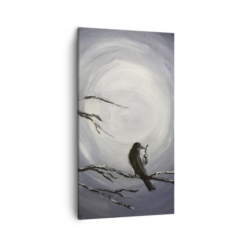 Canvastavla - Bild på duk - Nyckeln till nattens hemlighet - 45x80 cm