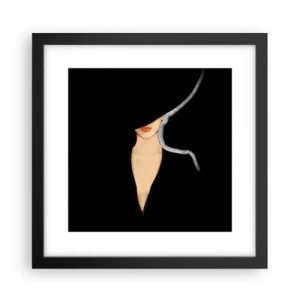 Affisch i svart ram - Elegans och stil - 30x30 cm
