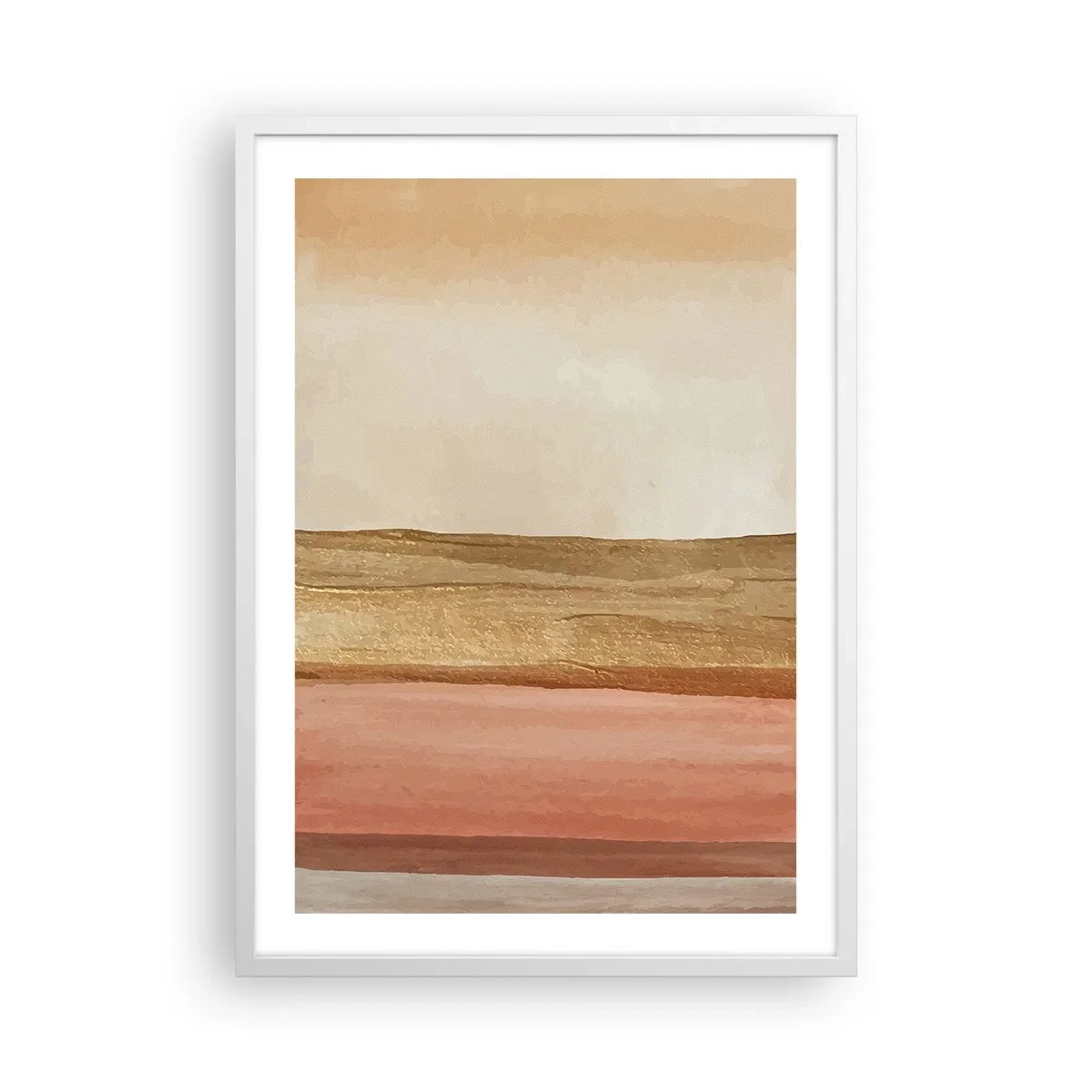 Affisch i vit ram - Vertikal komposition - 50x70 cm