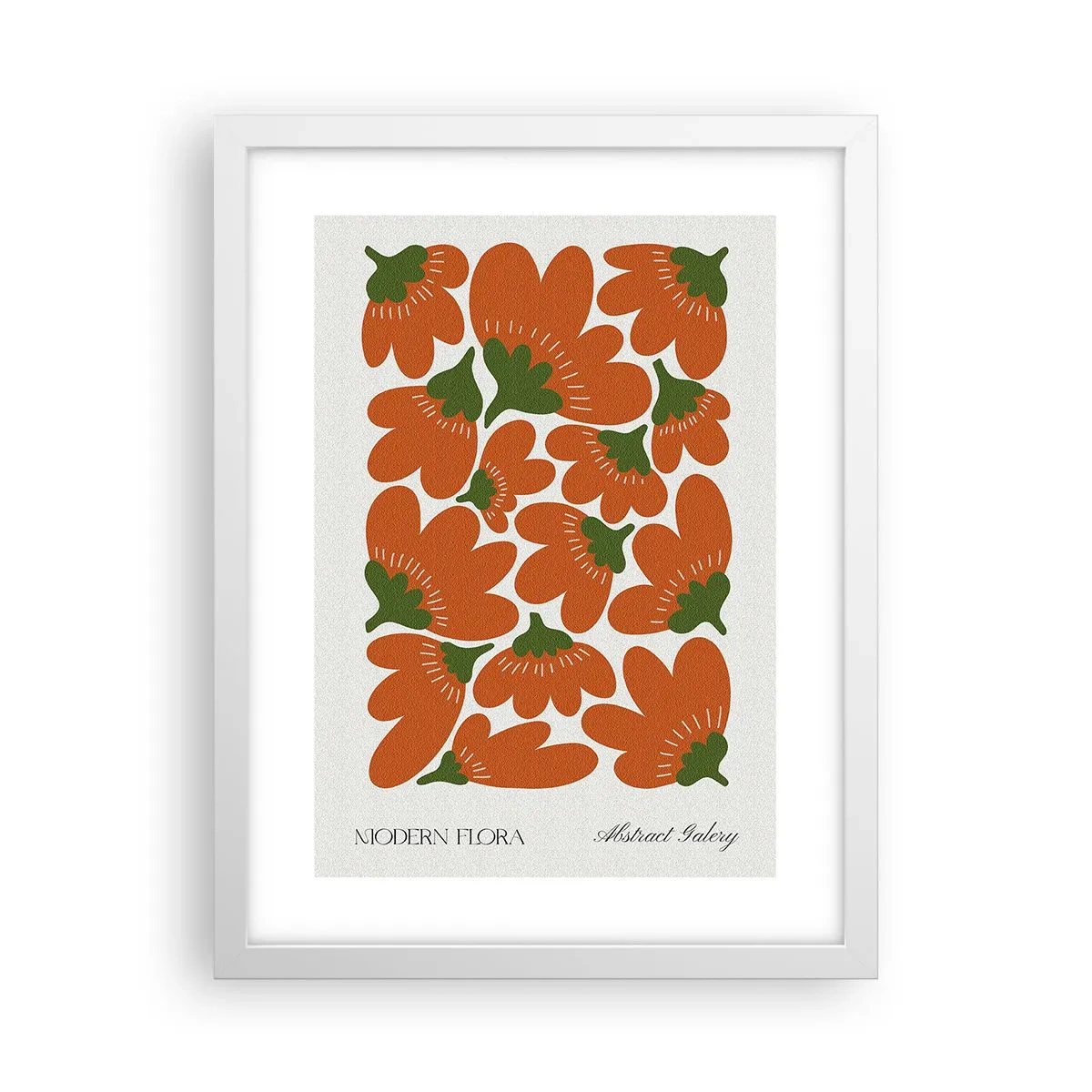 Affisch i vit ram - Ur blommornas liv - 30x40 cm