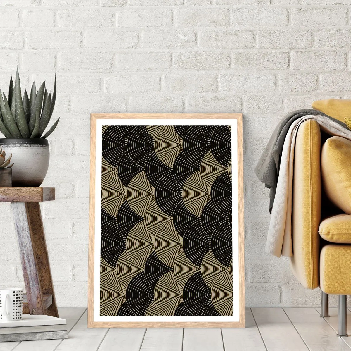 Affisch i ram av ljusek - Enighet i mångfald - 61x91 cm