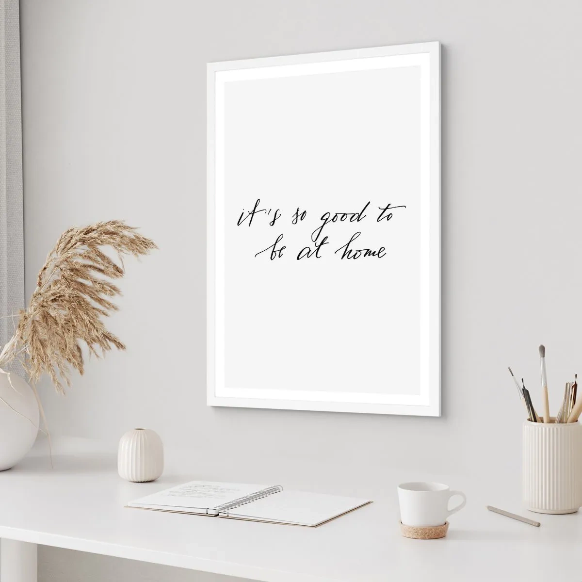 Affisch i vit ram - Hela sanningen - 70x100 cm