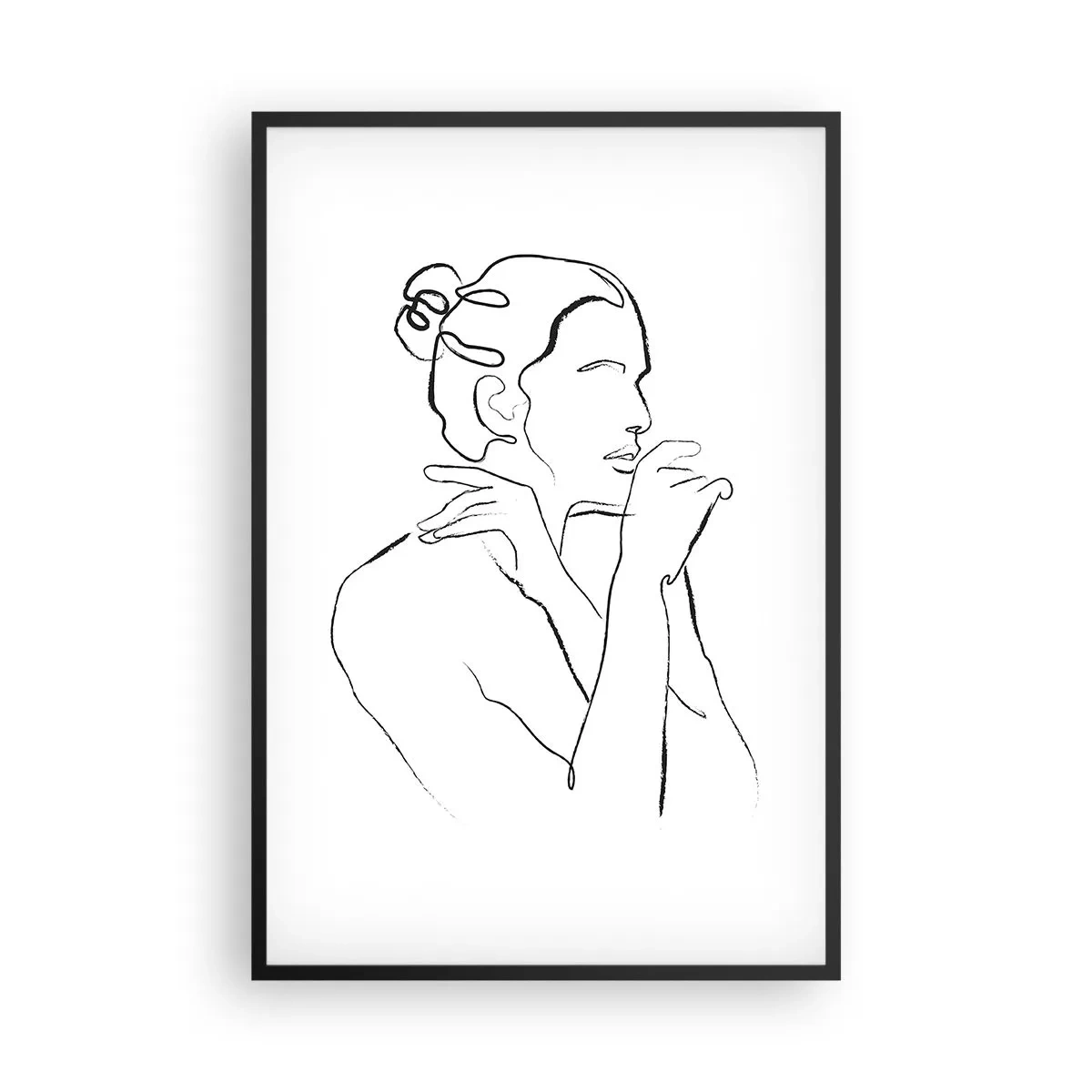 Affisch i svart ram - Akten: ett sensuellt mysterium - 61x91 cm