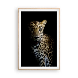 Affisch i ram av ljusek - Mörk skönhet - 61x91 cm