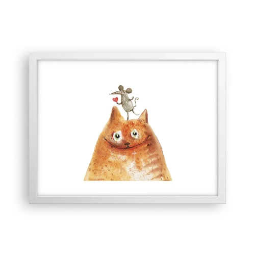 Affisch i vit ram - Kärlekens paradoxer - 40x30 cm