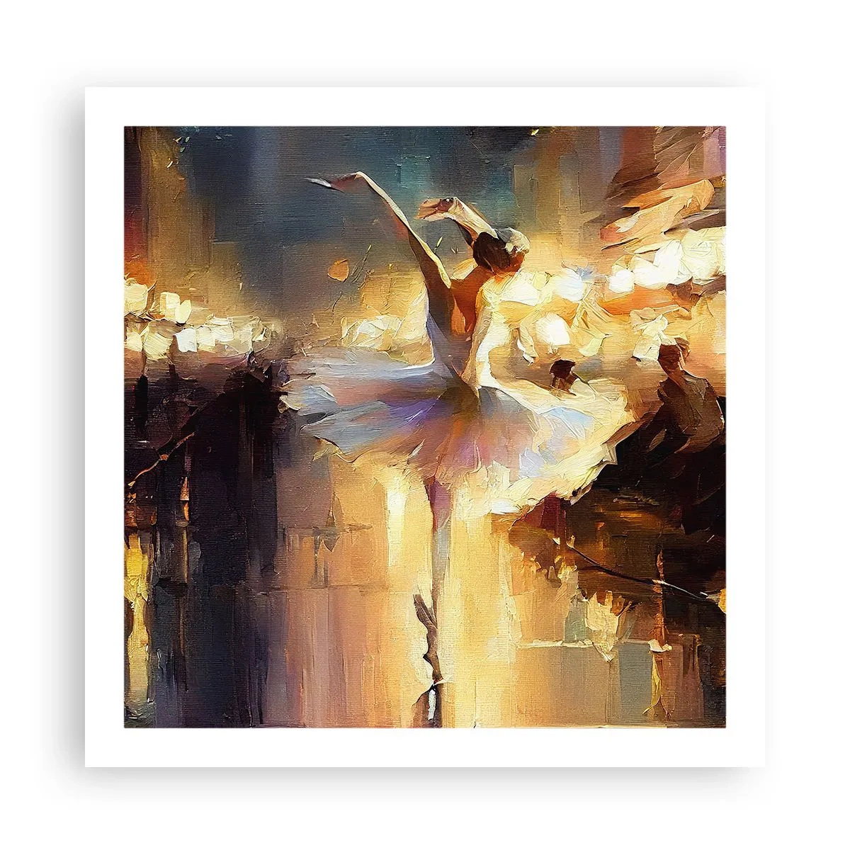 Affisch - Ett mirakel på gatan - 60x60 cm