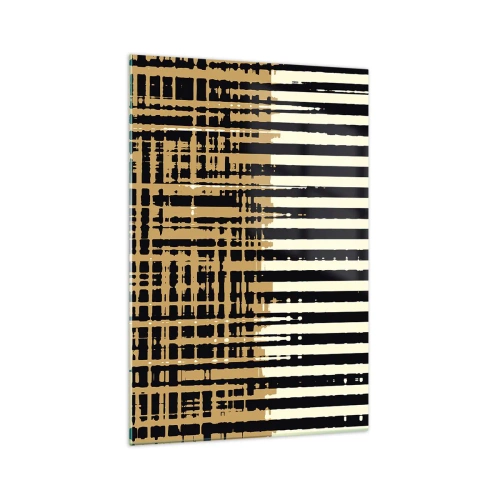 Glastavla - Bild på glas - Arkitektonisk abstraktion - 70x100 cm