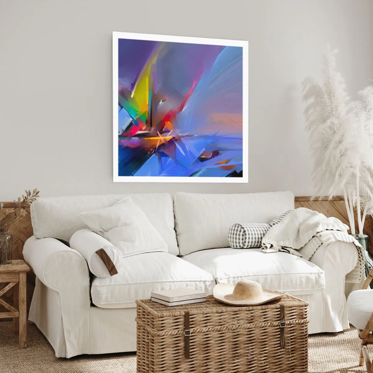 Affisch - Snabb som en fågel - 50x50 cm