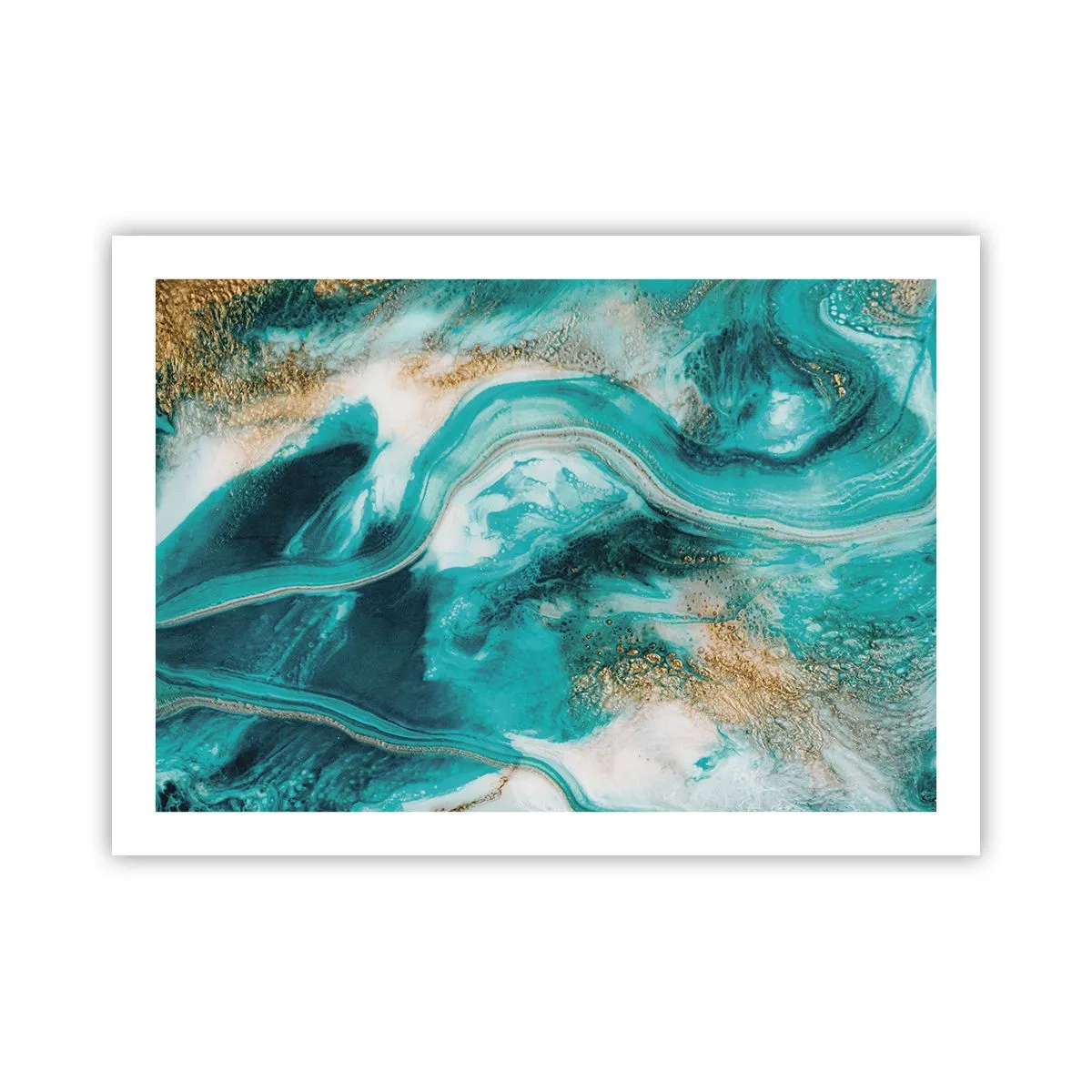 Affisch - Guldflod - 70x50 cm