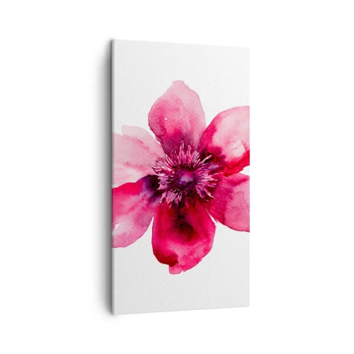 Canvastavla - Bild på duk - Doftande karminkyss - 45x80 cm