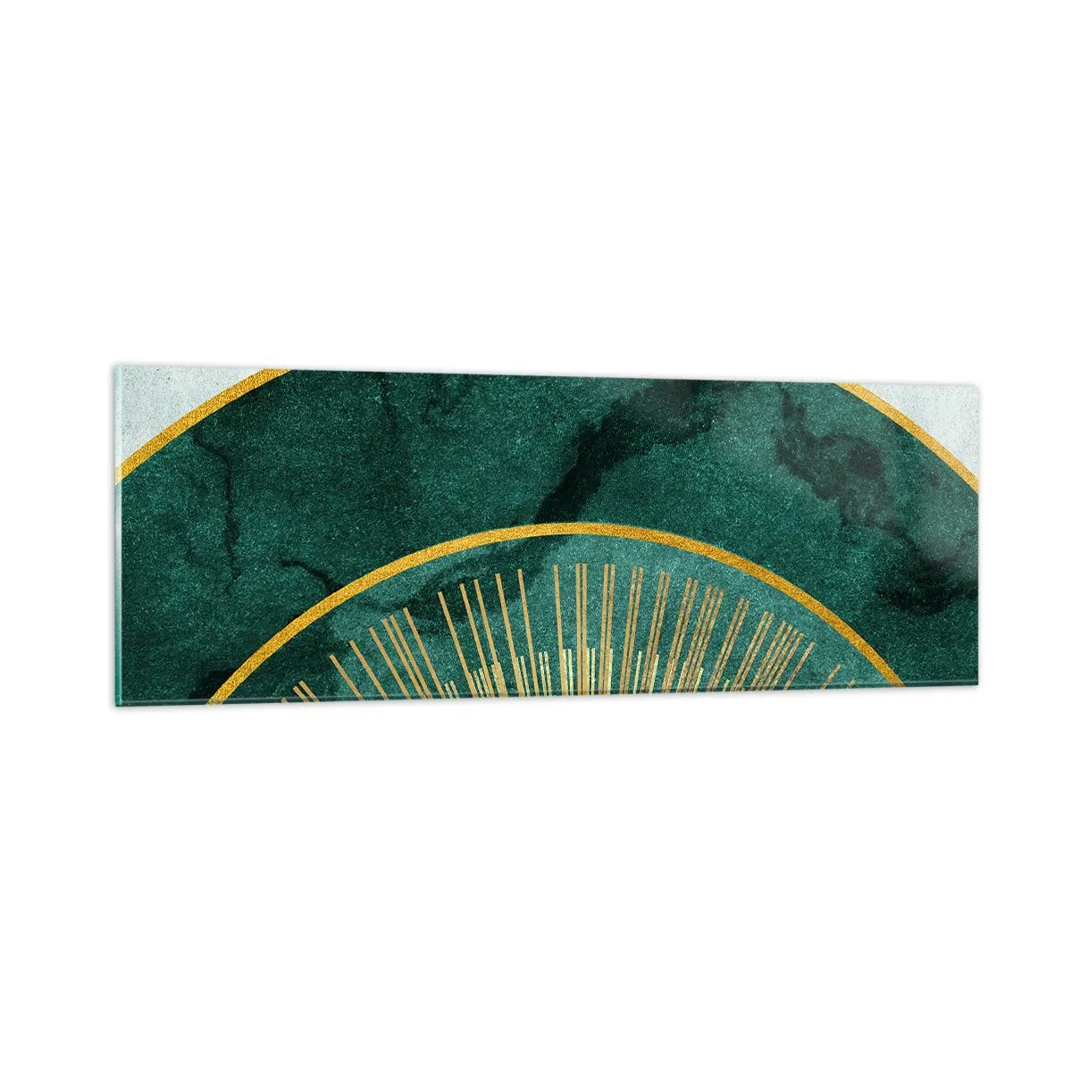Glastavla - Bild på glas - Ett annorlunda solsystem - 90x30 cm