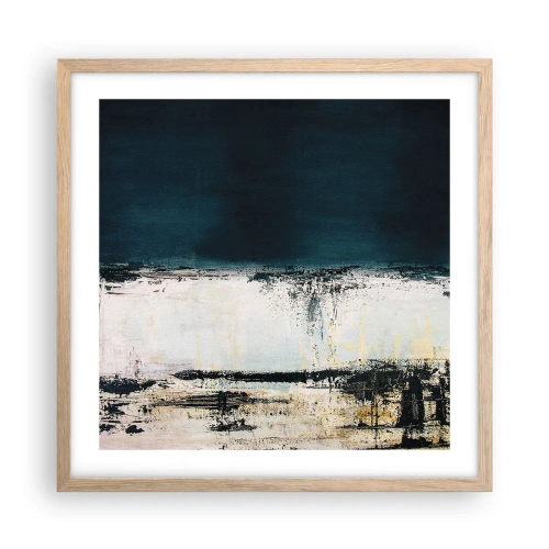 Affisch i ram av ljusek - Horisontell komposition - 50x50 cm