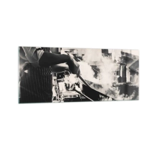 Glastavla - Bild på glas - Alkemi av smaker - 100x40 cm