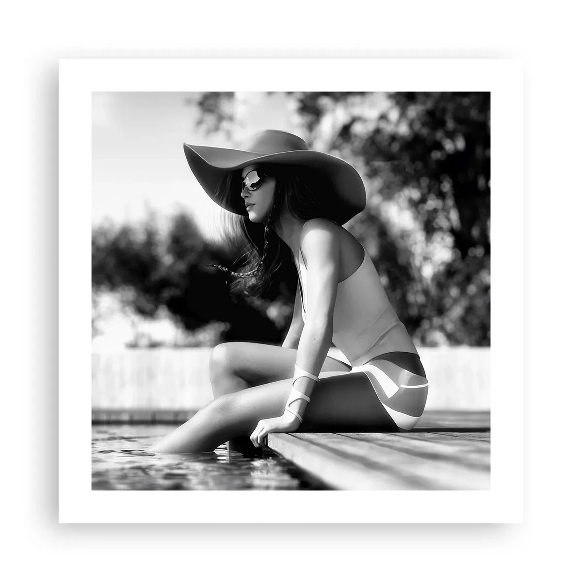 Affisch - En sommardröm - 50x50 cm