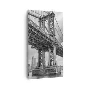 Canvastavla - Bild på duk - Till stadens hjärta - 45x80 cm