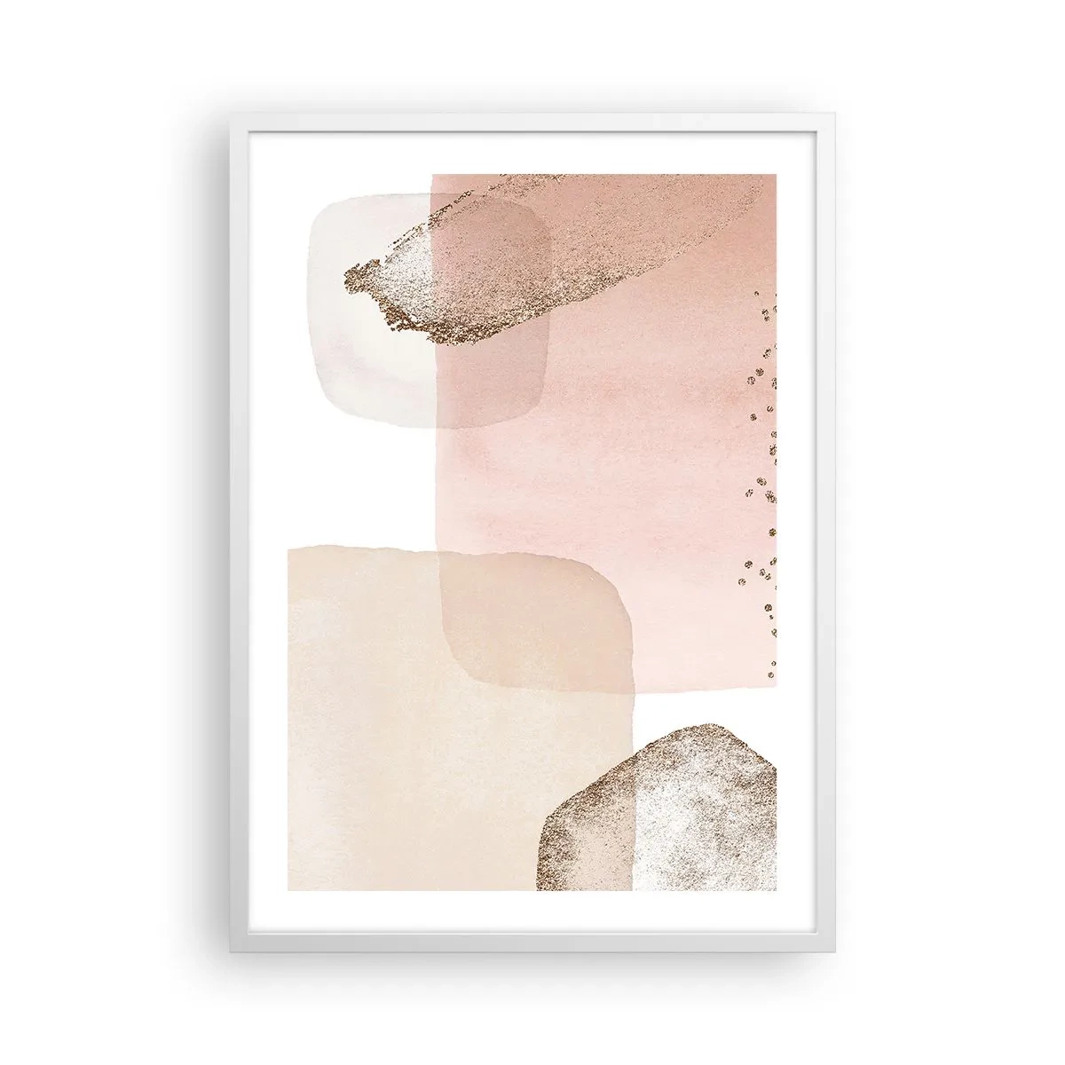 Affisch i vit ram - Titta genom färgen - 50x70 cm