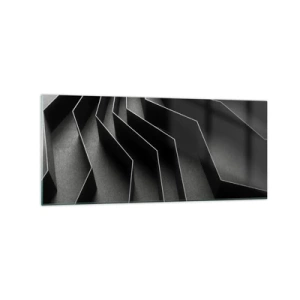 Glastavla - Bild på glas - Rumslig ordning - 120x50 cm