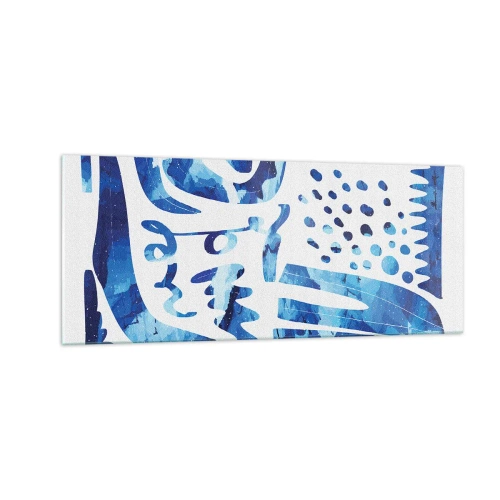 Glastavla - Bild på glas - Tillbaka till rötterna - 100x40 cm