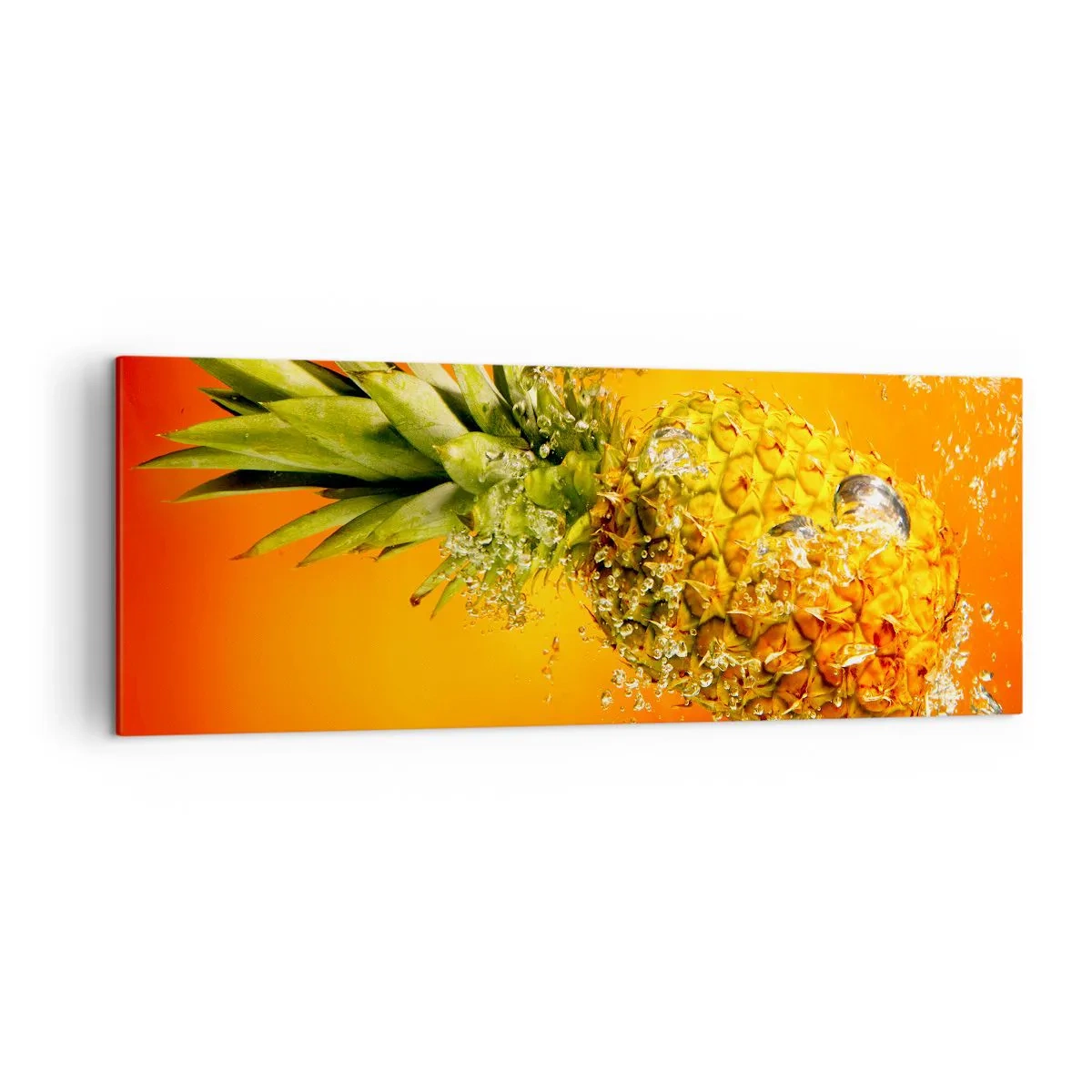 Canvastavla - Bild på duk - Saftig tropisk fräschhet - 140x50 cm