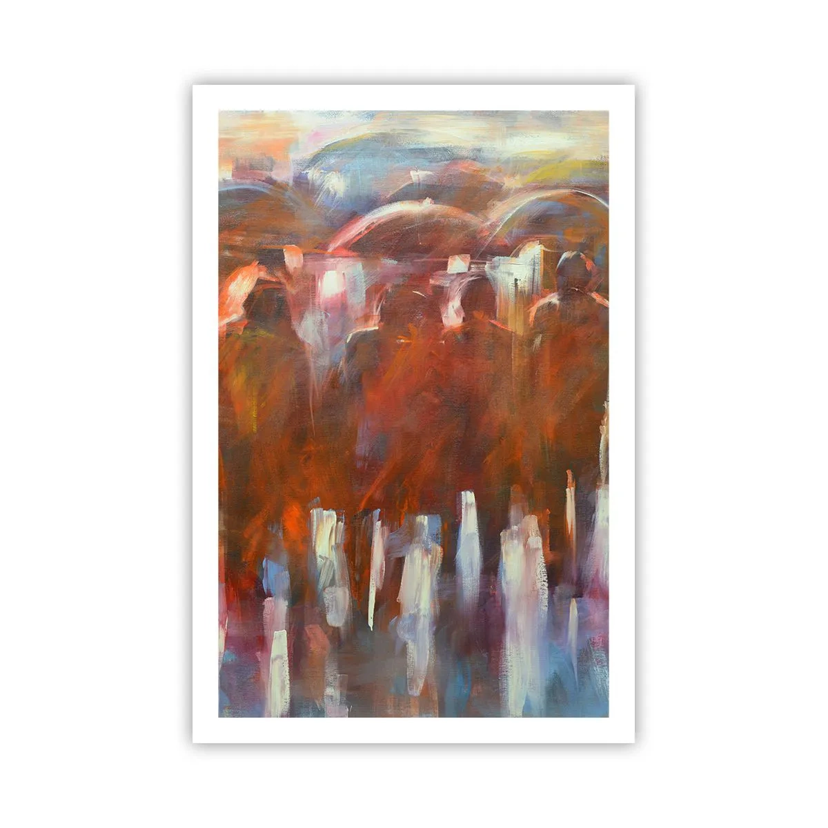 Affisch - Jämna i regn och dimma - 61x91 cm