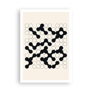 Affisch - Kinesiskt spel - variation - 70x100 cm