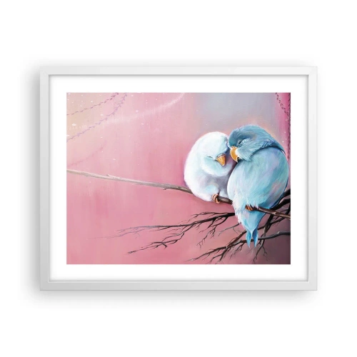 Affisch i vit ram - Lägga till något?… - 50x40 cm