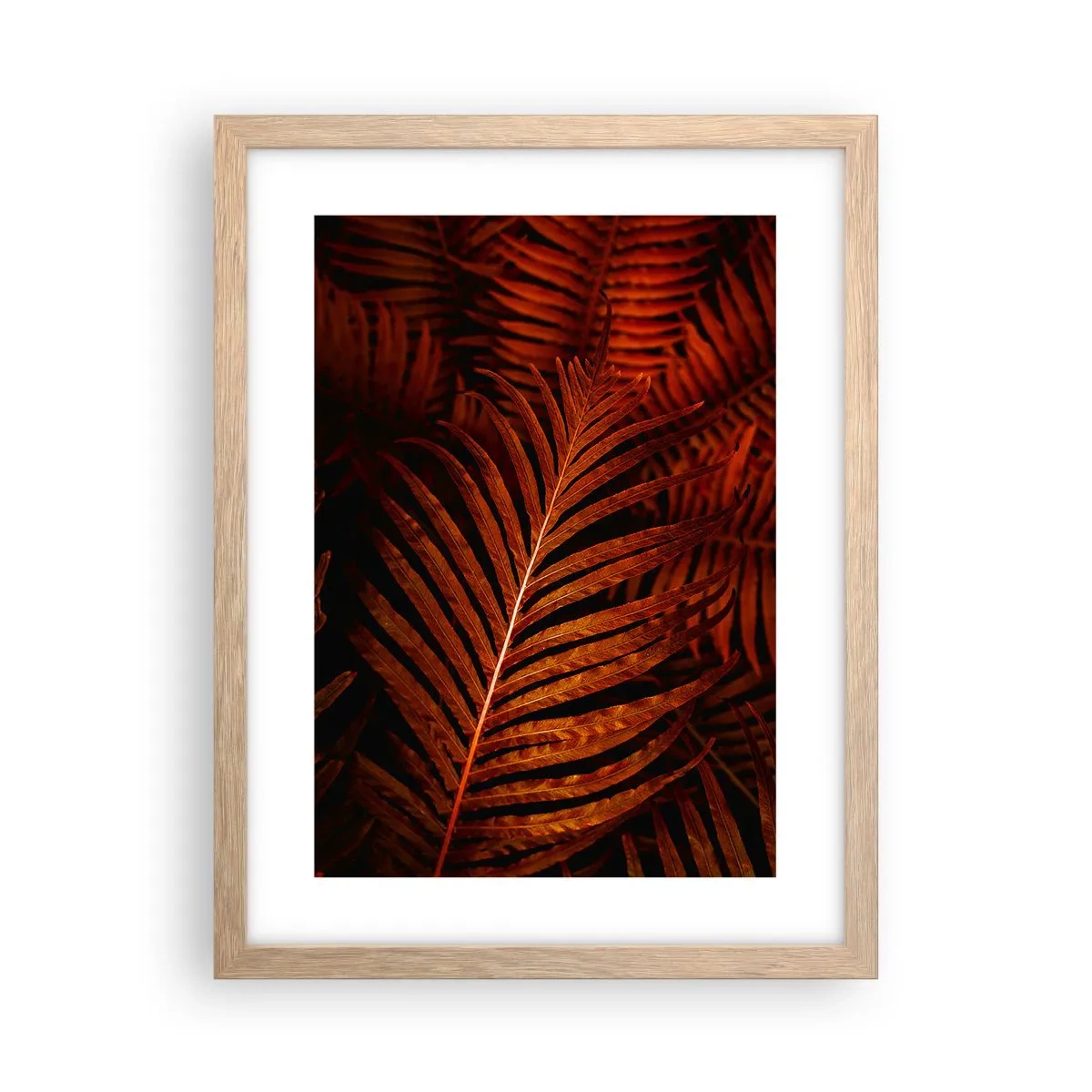 Affisch i ram av ljusek - Livets glöd - 30x40 cm