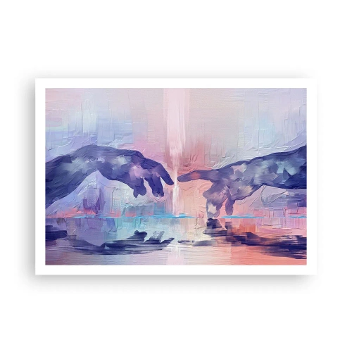 Affisch - Den gudomliga gnistan av liv - 100x70 cm