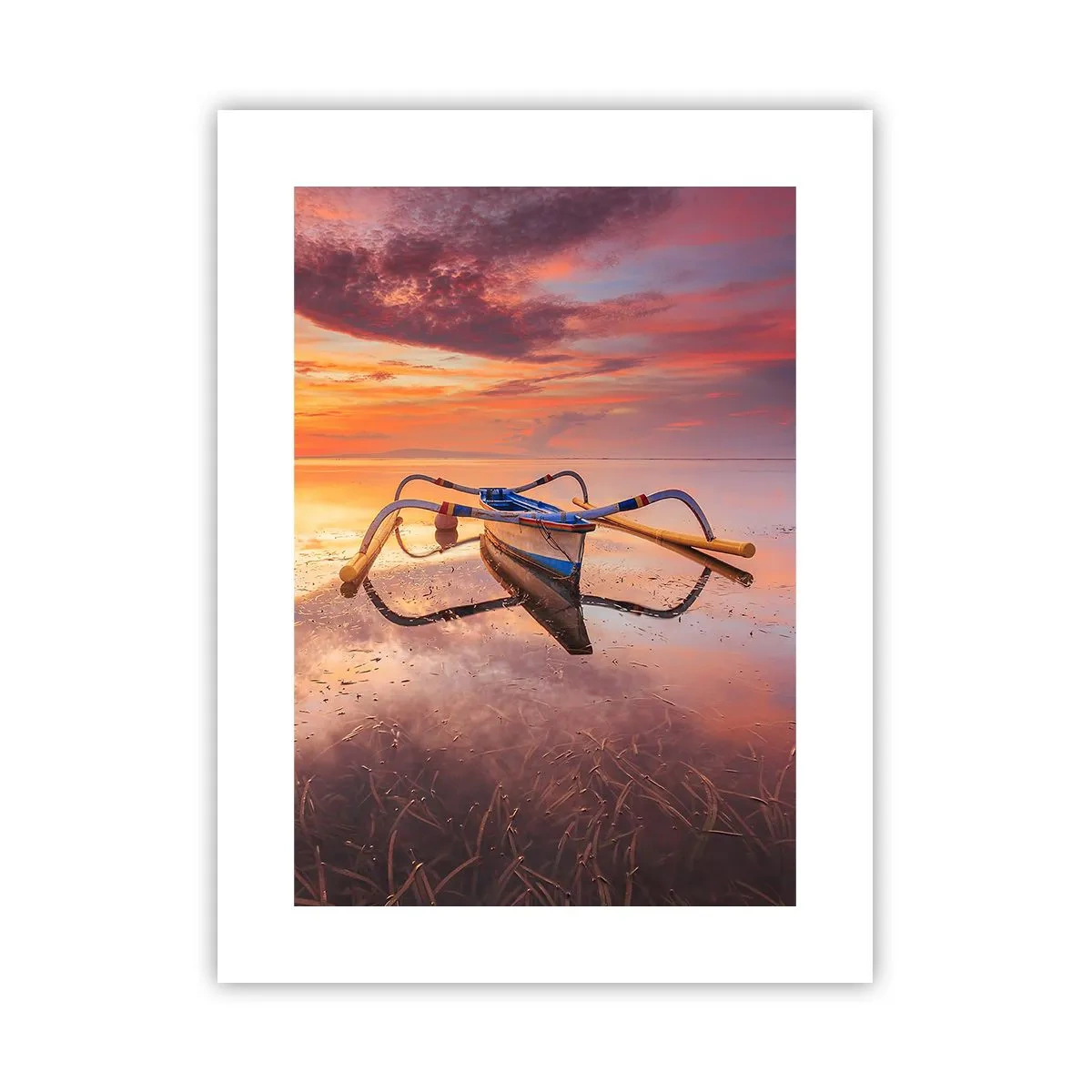 Affisch - Tropiska kvällens lugn - 30x40 cm