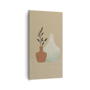 Canvastavla - Bild på duk - Vas och dess idé - 65x120 cm