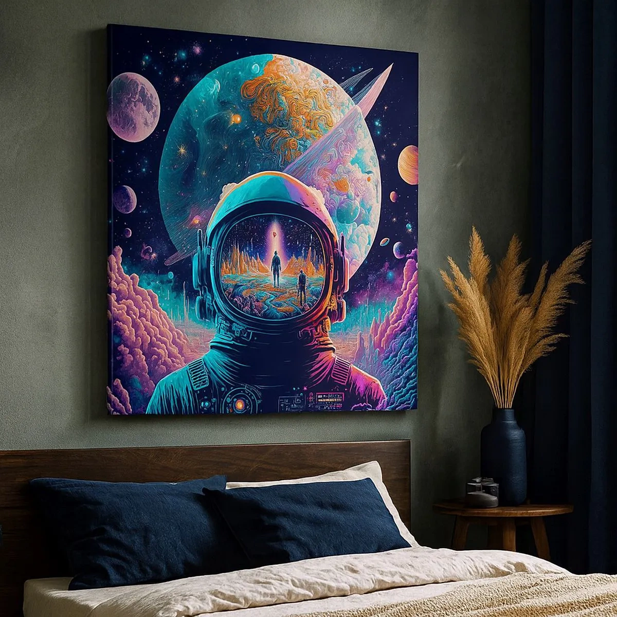 Canvastavla - Bild på duk - Filosofer har aldrig drömt - 30x30 cm