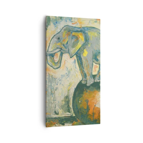 Canvastavla - Bild på duk - Länge leve cirkus - 55x100 cm