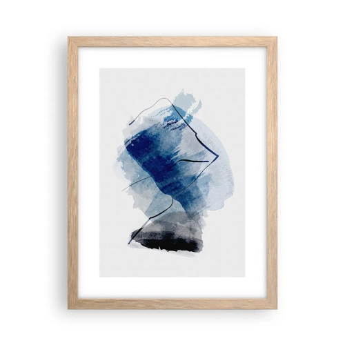 Affisch i ram av ljusek - Isberg - 30x40 cm