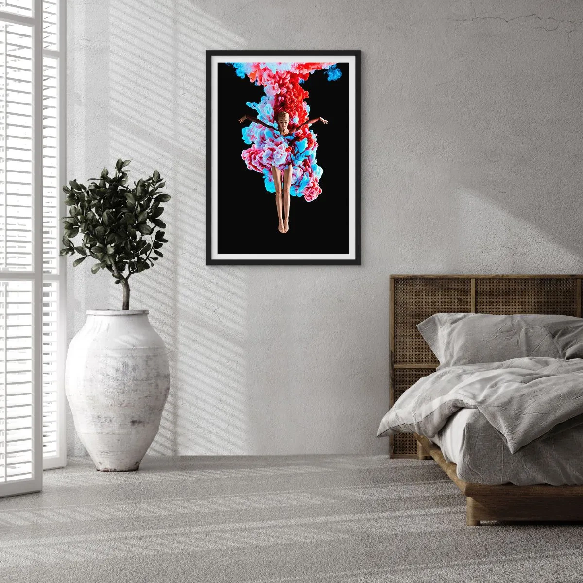 Affisch i svart ram - Fullt blommande - 40x50 cm