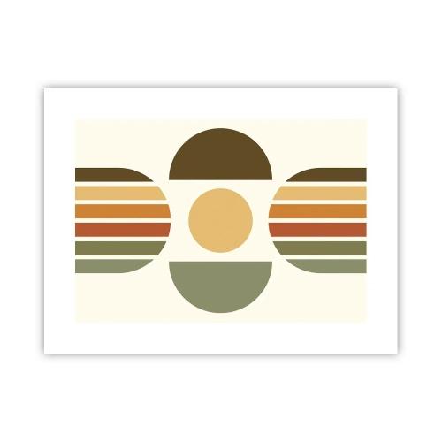 Affisch - I jordens färger - 40x30 cm