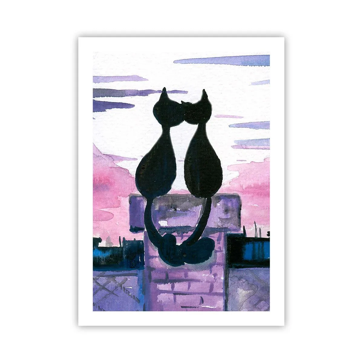 Affisch - Rendez-vous under månen - 50x70 cm