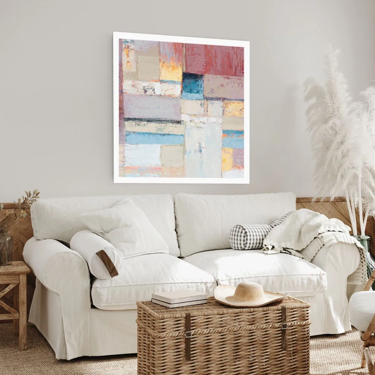 Affisch - Geometrins lugn - 60x60 cm