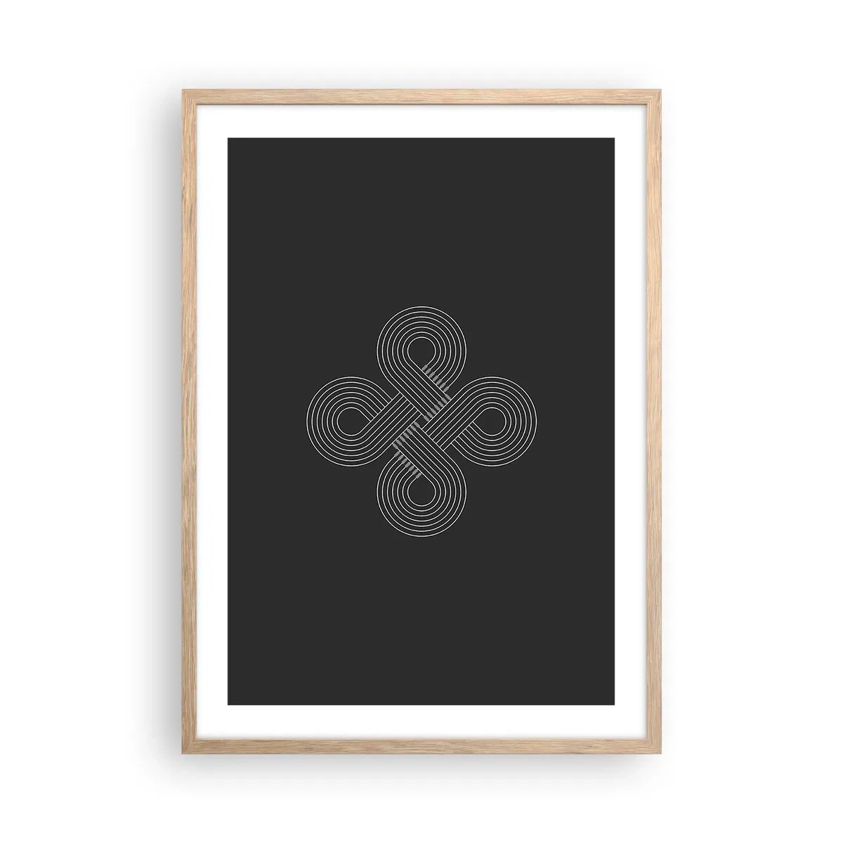 Affisch i ram av ljusek - I keltisk anda - 50x70 cm