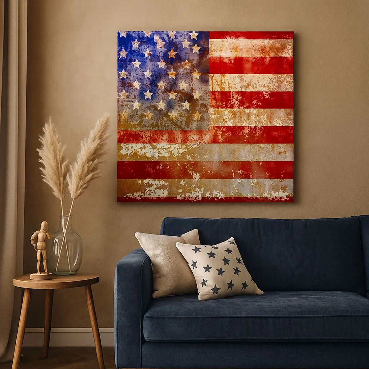 Canvastavla - Bild på duk - Äran är tidlös - 30x30 cm