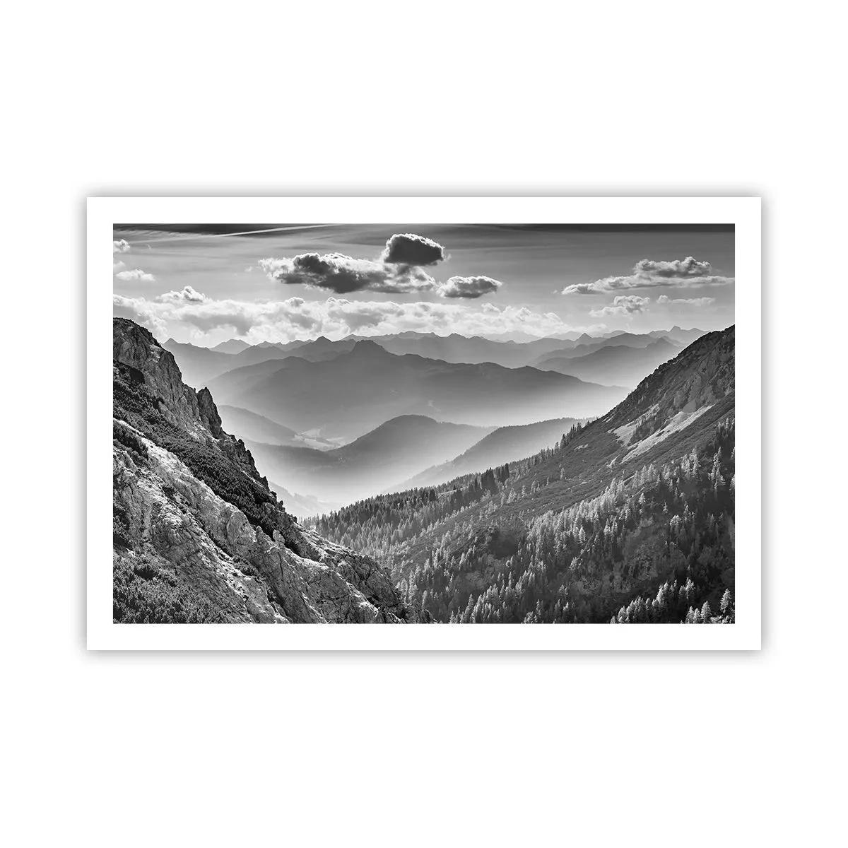 Affisch - Ända fram till horisonten - 91x61 cm