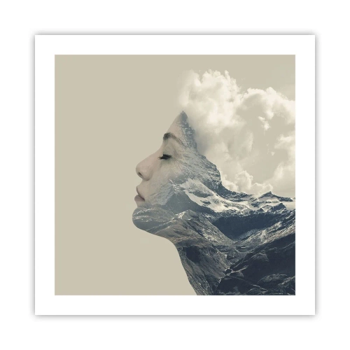 Affisch - Elementens skönhet - 50x50 cm