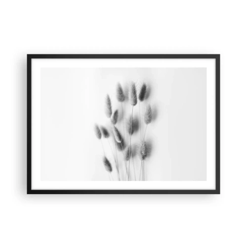 Affisch i svart ram - Fluffigt gräs - 70x50 cm