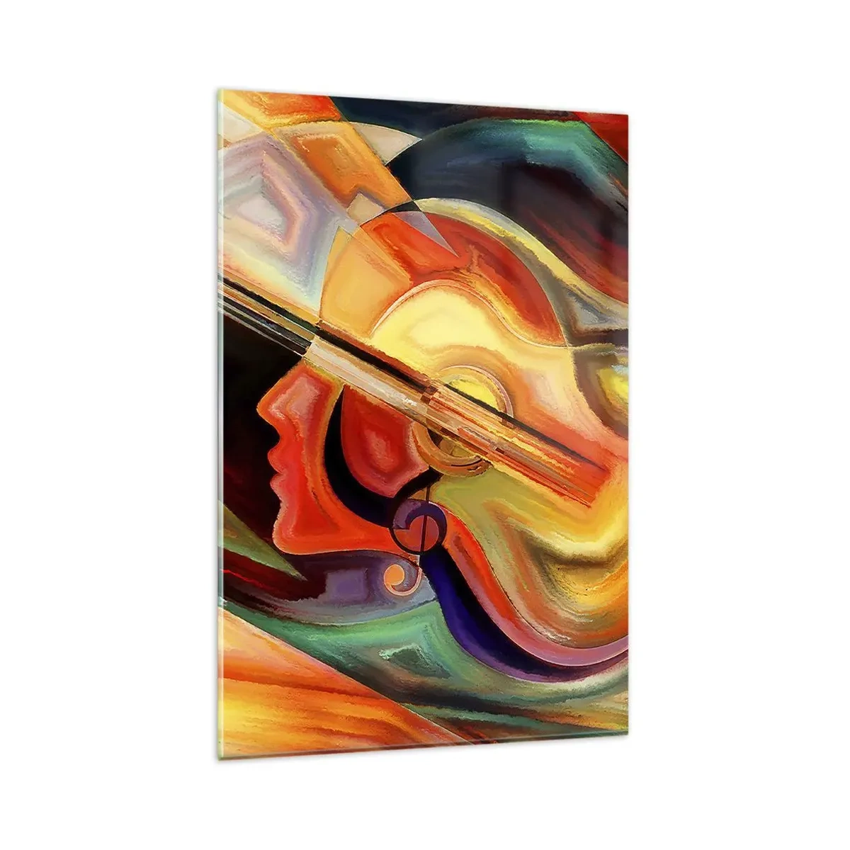 Glastavla - Bild på glas - Allt väl - 80x120 cm