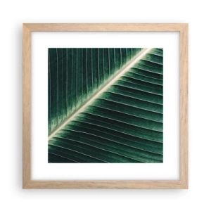 Affisch i ram av ljusek - Naturens rytm - 30x30 cm