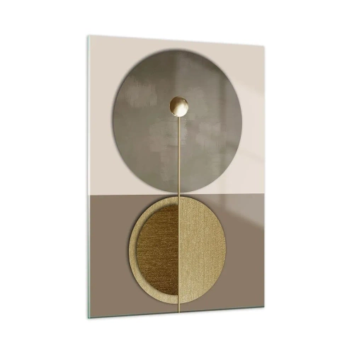 Glastavla - Bild på glas - Perfekt balans - 50x70 cm