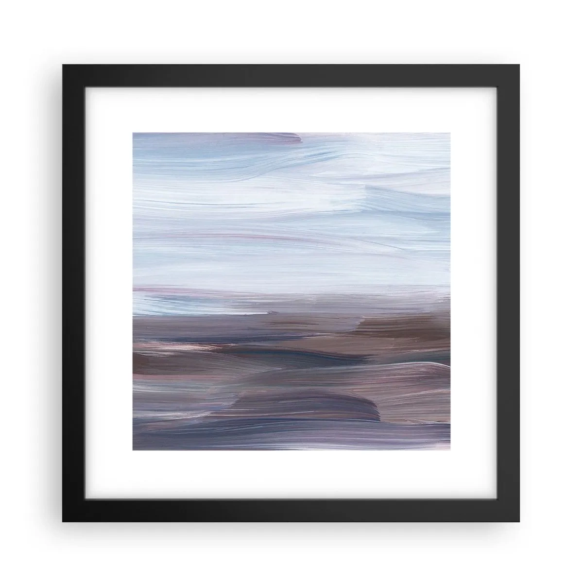 Affisch i svart ram - Element: vatten - 30x30 cm