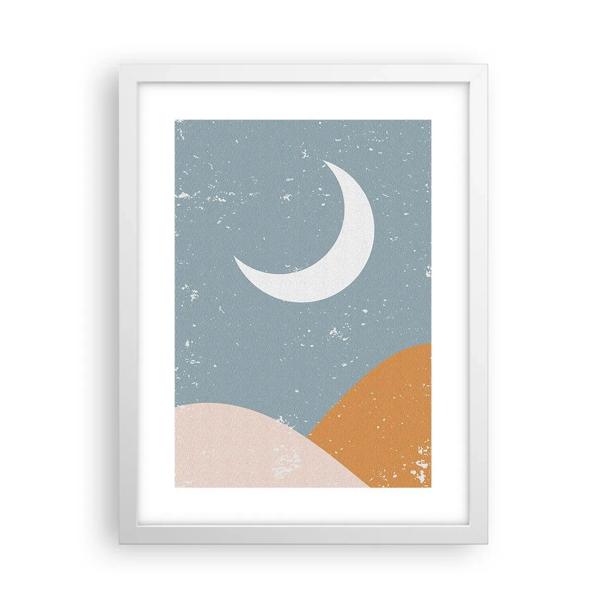 Affisch i vit ram - Många nätters under - 30x40 cm